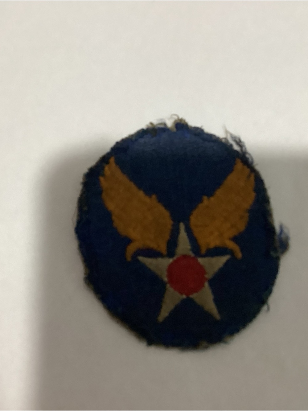 Vintage WW II United States Army Air Forces headquarters patch.